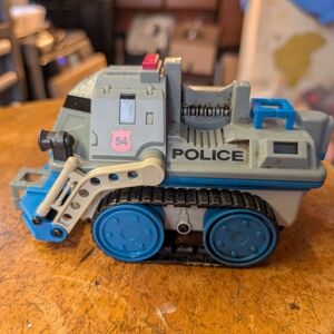 Police Rescue Vehicle with Blue and Gray Design